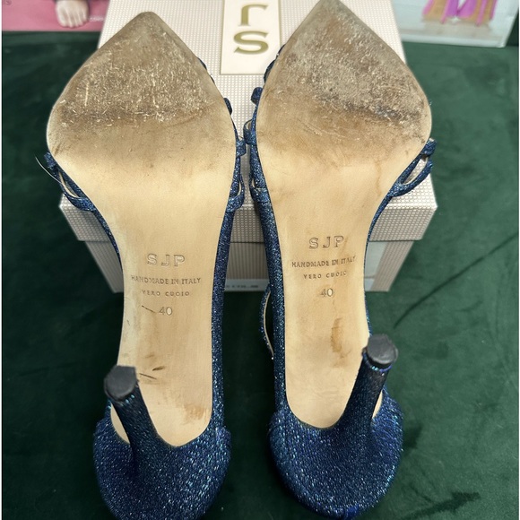 SJP Carrie heel in the exclusive Bellagio Blue Size 40 EU / 10 US - Picture 6 of 8